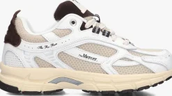 MERCER AMSTERDAM te lage sneakers the re-run vintage wit Sale