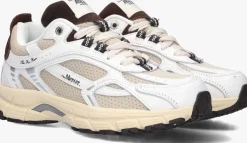 MERCER AMSTERDAM te lage sneakers the re-run vintage wit Sale