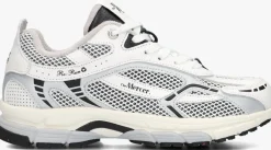 MERCER AMSTERDAM te lage sneakers the re-run white/silver wit