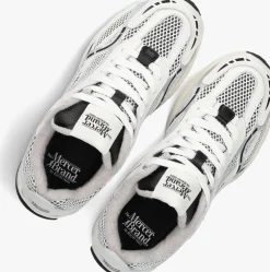 MERCER AMSTERDAM te lage sneakers the re-run white/silver wit