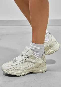 MERCER AMSTERDAM te lage sneakers the re-run vintage premium wit New