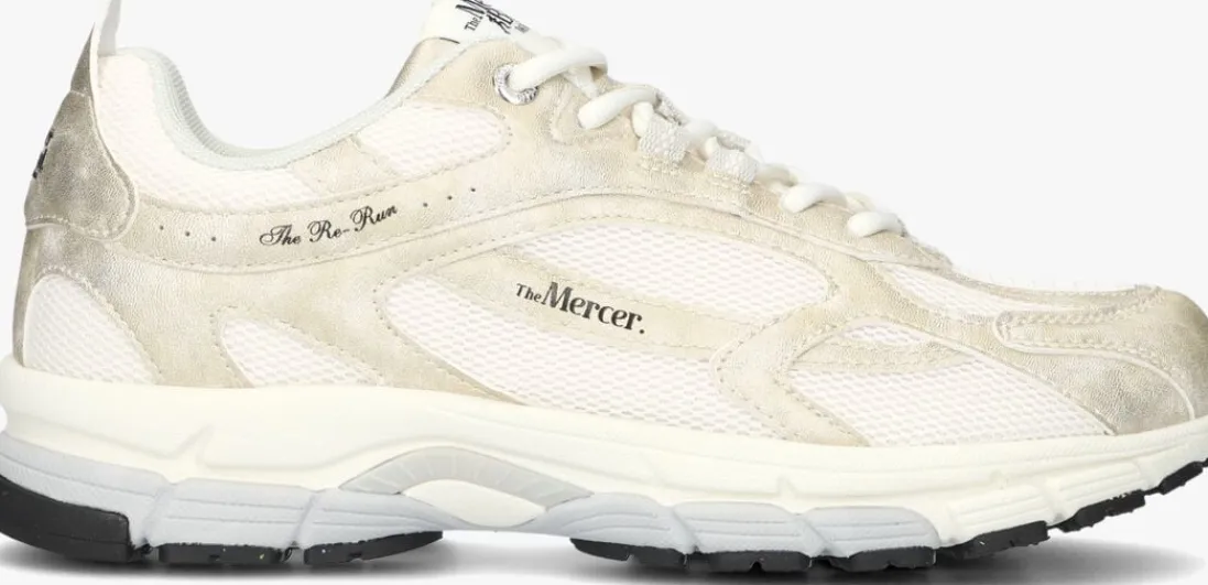 MERCER AMSTERDAM te lage sneakers the re-run metallic wit New