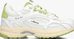 MERCER AMSTERDAM te lage sneakers the re-run vintage wit Outlet