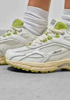 MERCER AMSTERDAM te lage sneakers the re-run vintage wit Outlet