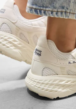 MERCER AMSTERDAM te lage sneakers the re-run max suede wit Discount