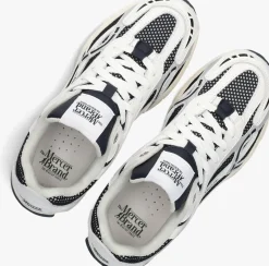 MERCER AMSTERDAM te lage sneakers the re-run white silver wit Hot