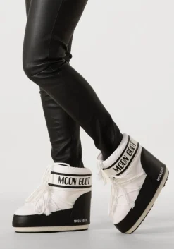 MOON BOOT te snowboots icon low nylon wit Clearance