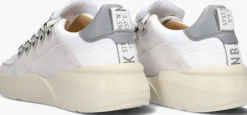 NUBIKK te lage sneakers roque roman heren wit