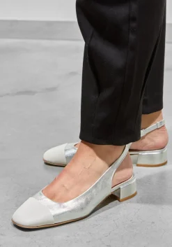 ODARE te ballerina's girona met slingback wit Sale