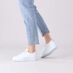 PAUL GREEN te lage sneakers 5017 wit