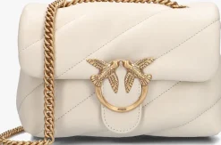 PINKO te schoudertas love puff mini wit New