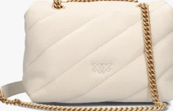PINKO te schoudertas love puff mini wit New