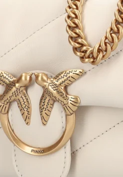 PINKO te schoudertas love puff mini wit New