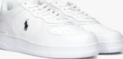 POLO RALPH LAUREN te lage sneakers masters court low top wit New