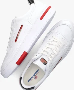 POLO RALPH LAUREN te lage sneakers ps300 wit Clearance