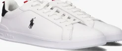 POLO RALPH LAUREN te lage sneakers hrt court ii wit Discount