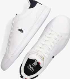POLO RALPH LAUREN te lage sneakers hrt court ii wit Discount