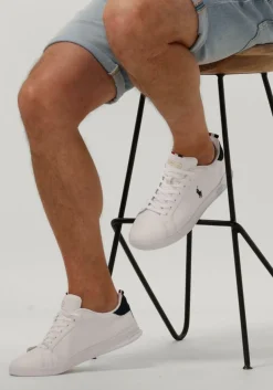 POLO RALPH LAUREN te lage sneakers hrt court ii wit Discount