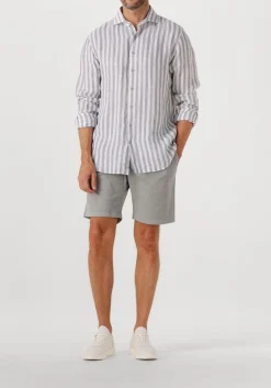 PROFUOMO te klassiek overhemd shirt x-cutaway linen wit Sale