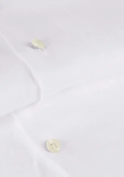 PROFUOMO te klassiek overhemd shirt x-cutaway linen wit Clearance