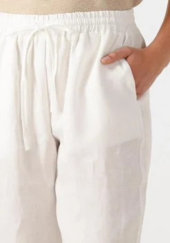 RESORT FINEST te pantalon linen pants wit Best