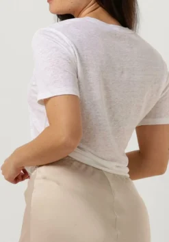 RESORT FINEST te t-shirt v-neck t-shirt wit Sale