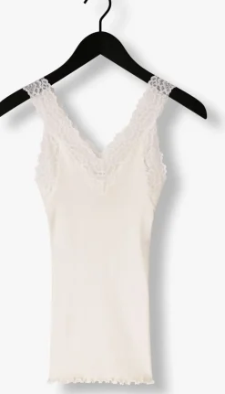 ROSEMUNDE te top bernadine sl regular v-neck top wit New