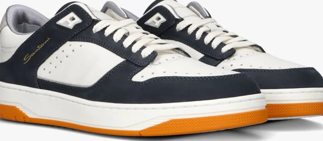 SANTONI te lage sneakers 21865 wit New