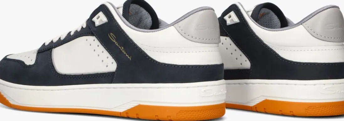 SANTONI te lage sneakers 21865 wit New