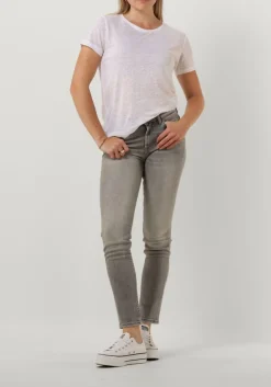 SECOND FEMALE te t-shirt peony o neck tee wit Outlet