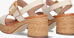 STEFANO LAURAN te sandalen met hak 24199 wit Outlet