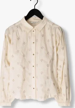 SUMMUM te blouses blouse scattered embro solid wit Clearance