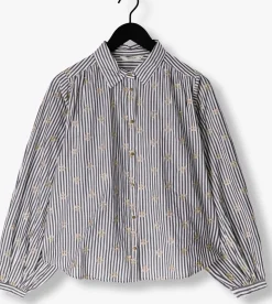 SUMMUM te blouses blouse scattered embrostripe wit