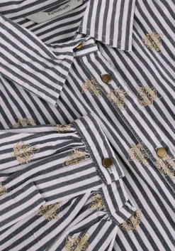 SUMMUM te blouses blouse scattered embrostripe wit