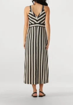 SUMMUM te maxi jurk long halter fine crochet dress wit