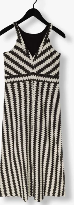 SUMMUM te maxi jurk long halter fine crochet dress wit