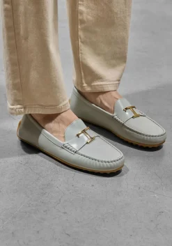 TOD'S te mocassins gomma 10l mocassino wit New