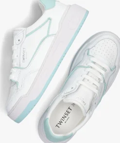 TWINSET MILANO te lage sneakers 231tcp080 wit Outlet