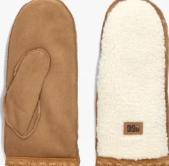 UGG te handschoenen fluff scalloped mitten wit Sale