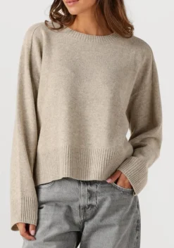 CLOSED trui crew neck wide sleeve zand Hot