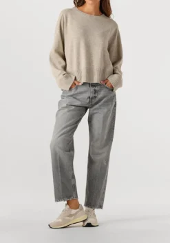 CLOSED trui crew neck wide sleeve zand Hot