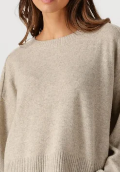 CLOSED trui crew neck wide sleeve zand Hot