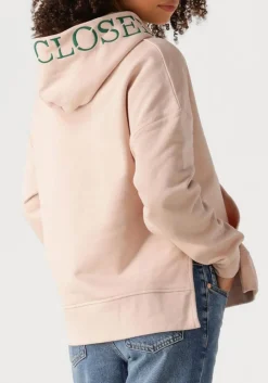 CLOSED trui logo hoodie zand Sale