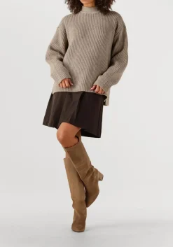 CO'COUTURE trui terisa turtle rib knit zand Discount