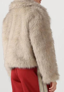 COPENHAGEN MUSE teddy jas cmplushy-jacket zand Outlet