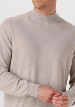 FILIPPO DE LAURENTIIS trui lupetto ml lana cashmere zand Online