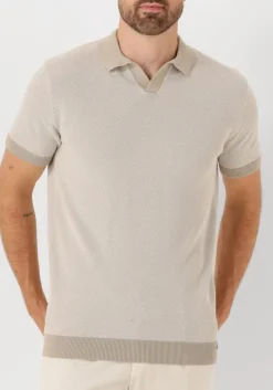 GENTILUOMO polo polo no button ss k2022-280 zand