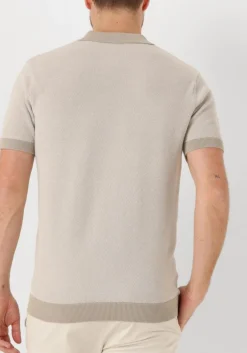 GENTILUOMO polo polo no button ss k2022-280 zand