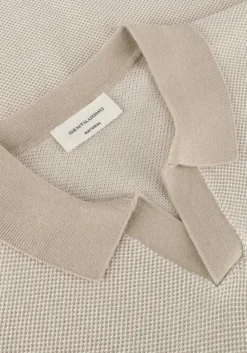 GENTILUOMO polo polo no button ss k2022-280 zand