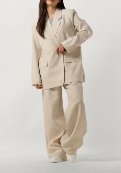 GESTUZ pantalon lizagz linen hw pants zand New